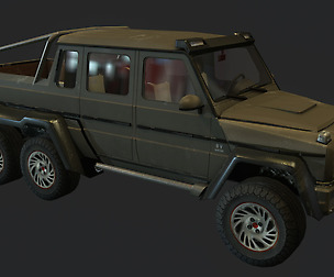 Mercedes Benz G 63  (6x6 truck)