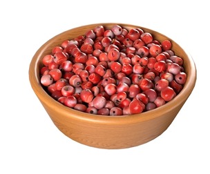 Red dried peppercorn bowl