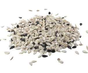 Sesame seed mix pile