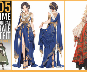 505 Anime Historical Female Outfit
