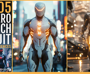 505 Hero in Tech Suit