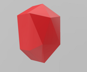 custom 3d gemstone shape