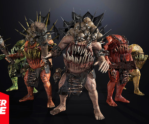 Monsters set 2: "Villain Bosses"