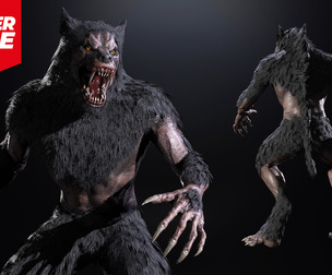 "Werewolf" - Mythical Creature (Bonus: Zombie, Neon Skin)