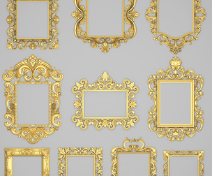 Collection Of 10 Classic Frame Mirrors Part 1