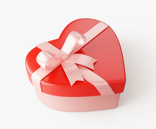 Stylized Heart Gift Box