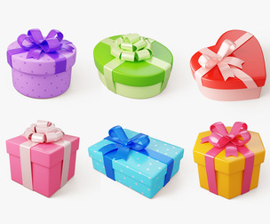 Stylized Gift Box Pack