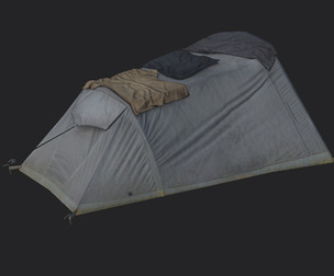 Tent 3D model 002