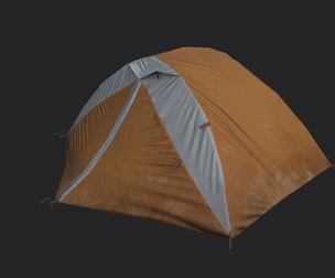 Tent 3D model 007