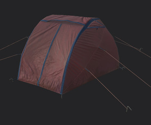 Tent 3D model 009