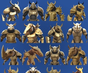 Golden Sentinel Armor Collection