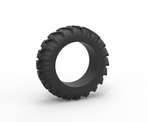 Tractor tire 34 Scale 1:25