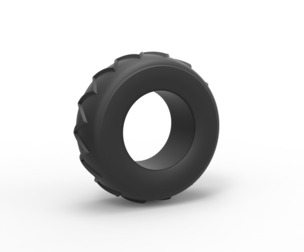 Tire for sand and snow 4 Scale 1:25