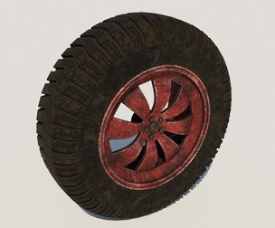 Worn out wheel