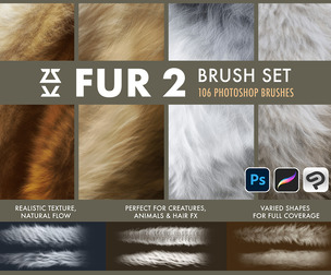 Fur 2 Brush Set