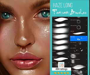 Haze Long Procreate Portrait Brushes