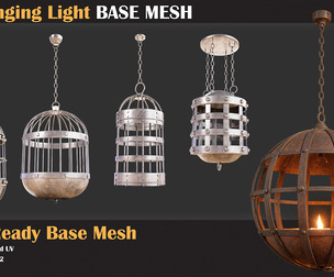 50 Hanging Cage Base Meshes - VOL 31