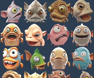 WhimsiFish AI Creature Collection