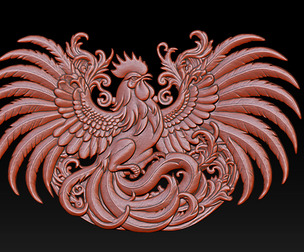 Cockfighting Pendant Jewelry