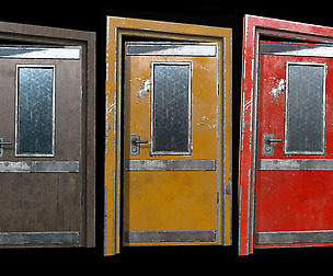 Industrial Doors 01 PBR