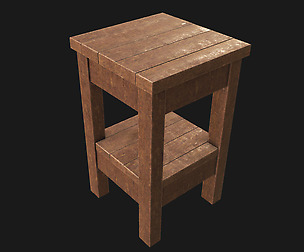 End Table 01 PBR
