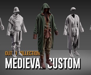9 Medieval Custom Wear Collection- VOL 26
