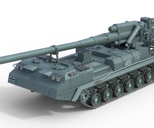 2S7 Pion Self Propelled Heavy Artillery