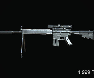 Rifle, sniper gun for game