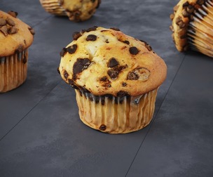 Chocolate Chip Muffins 4 Models