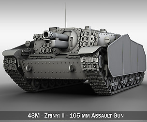 43M Zrinyi II - Hungarian Assault Gun
