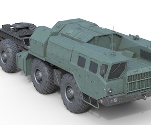 MAZ 74106 Semi Trailer