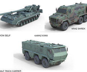 5 Military Vehicles Collection V31
