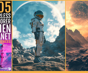 505 fearless explorer on an alien planet