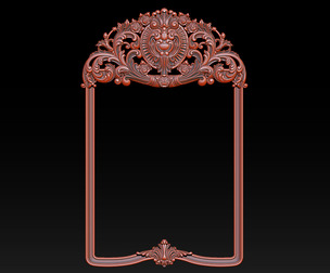 Classical carved frame