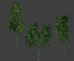 Game Ready Bamboo Tree
