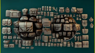 Bags II & Parts - Zbrush IMM cover