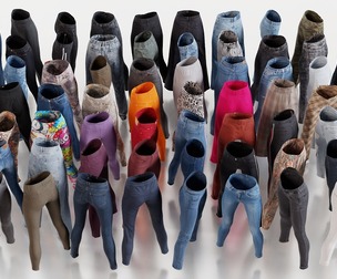 70  3D Scanned Pants Superbundle
