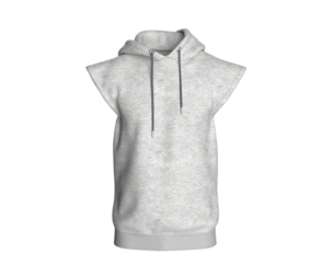 Men Sleeveless Ash Hoodie | Marvelous / Clo3d / obj / fbx