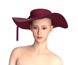 Girls Hat | Marvelous / Clo3d / obj / fbx