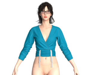 Girls Crop Tops V2 | Marvelous / Clo3d / obj / fbx