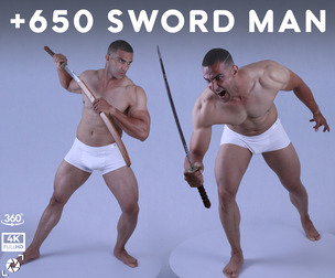 +650 Sword Man References Pictures - Vol 03