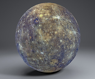 Mercury 8k Globe