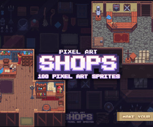 Pixel Art Shops