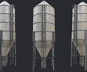 Farm Silo 3 PBR