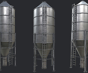 Farm Silo 4 PBR