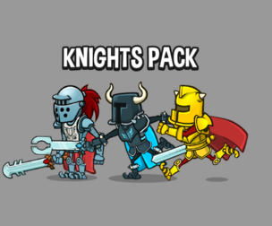2d knight game sprites