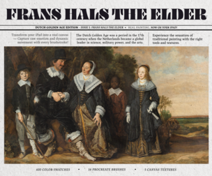 Frans Hals Procreate Kit (Procreate Brushes, Color Palettes & Canvas Textures)
