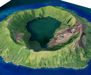 Tofua Island Full 3D model terrain