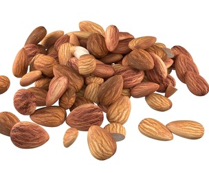 Almond pile