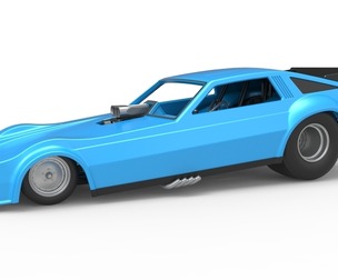 Vintage Funny Car Scale 1:25